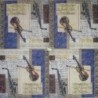 1 serviette papier Musique -19
