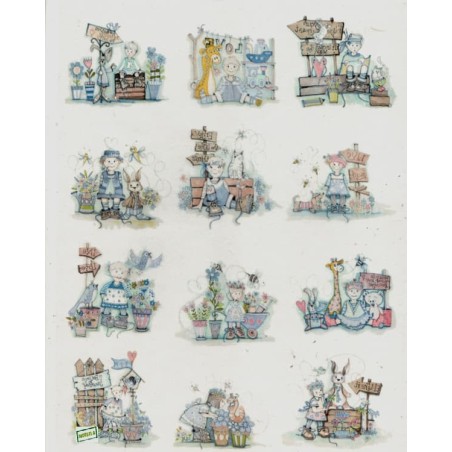 1 papier de riz Enfants -R1725