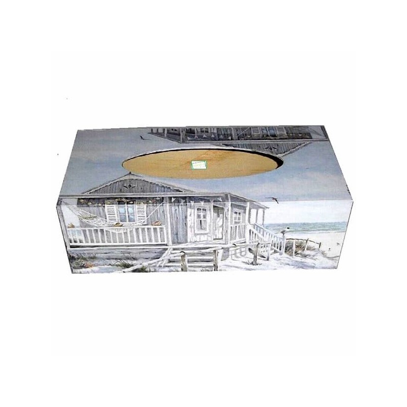 Boite mouchoirs La Mer serviettage