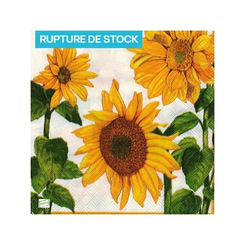 1serviette papier Tournesols-6