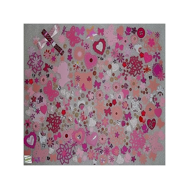 400 pièces Rose créations -K3