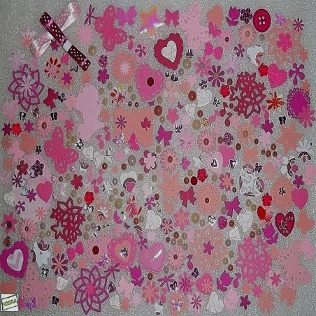 400 pièces Rose créations -K3