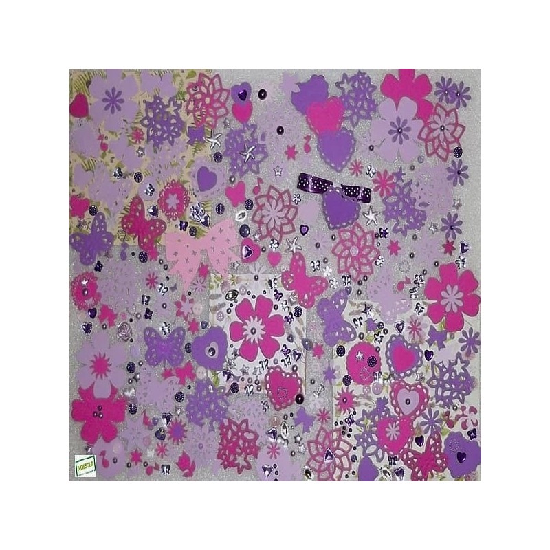 400 pièces Mauve créations-K7