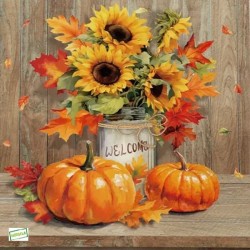 1serviette papier Tournesols-6