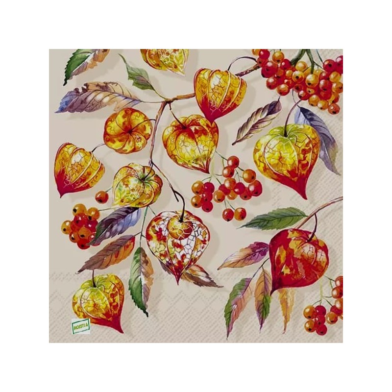 1serviette papier Feuillage -1