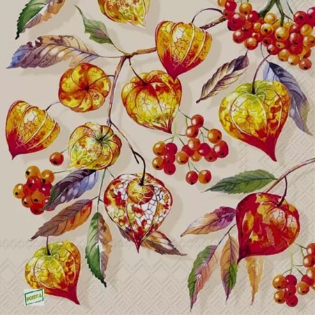 1serviette papier Feuillage -1