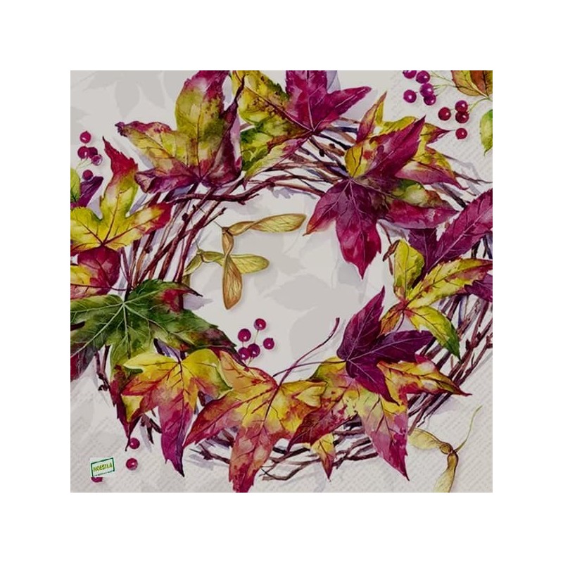 1serviette papier Feuillage-56