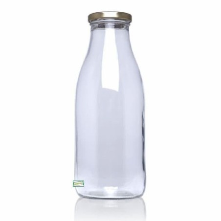 1 Bouteille verre et couvercle