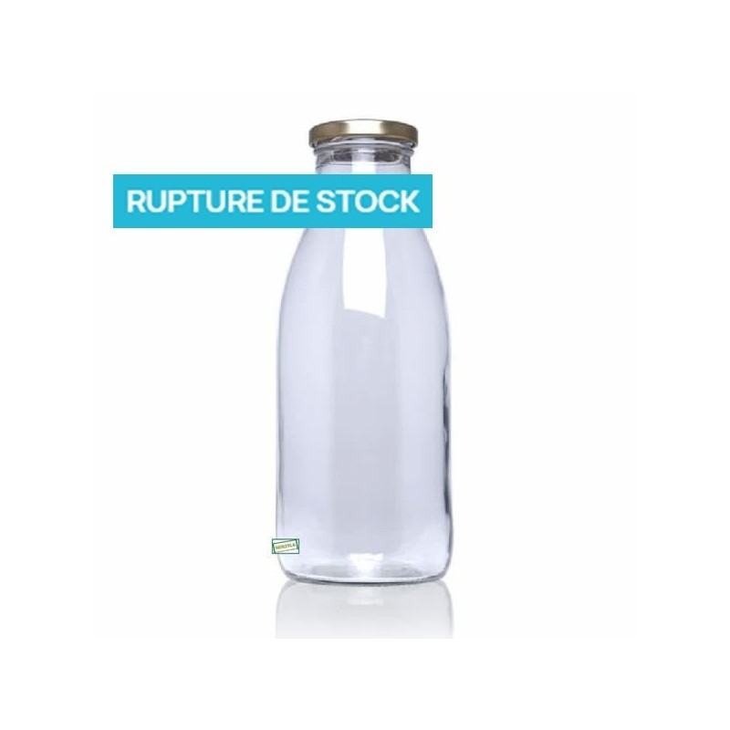 1petite bouteille avec couvercle à vis