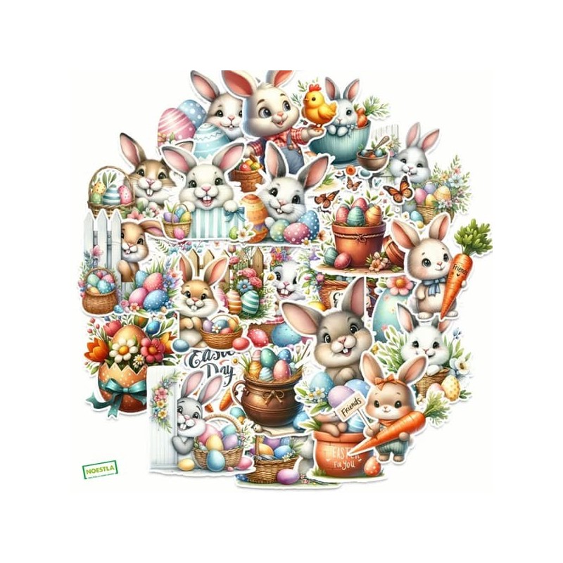 25 Autocollants de Pâques-A3