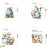 25 Autocollants de Pâques-A3