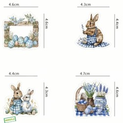 25 Autocollants de Pâques-A4