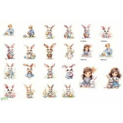 26 Autocollants de Pâques-A5