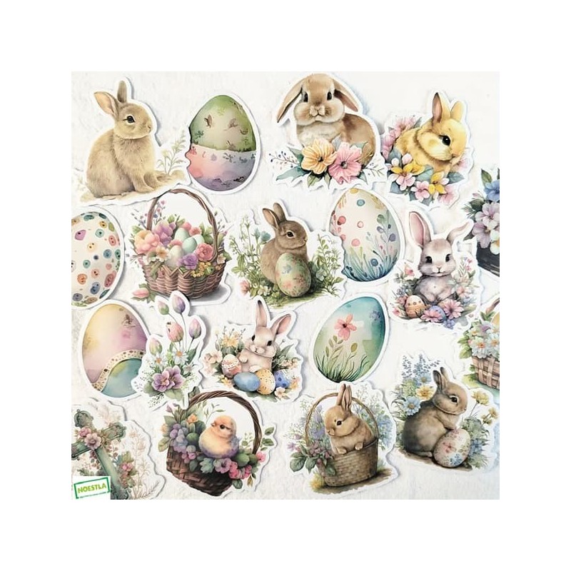 50 Autocollants de Pâques-A6