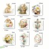 50 Autocollants de Pâques-A7