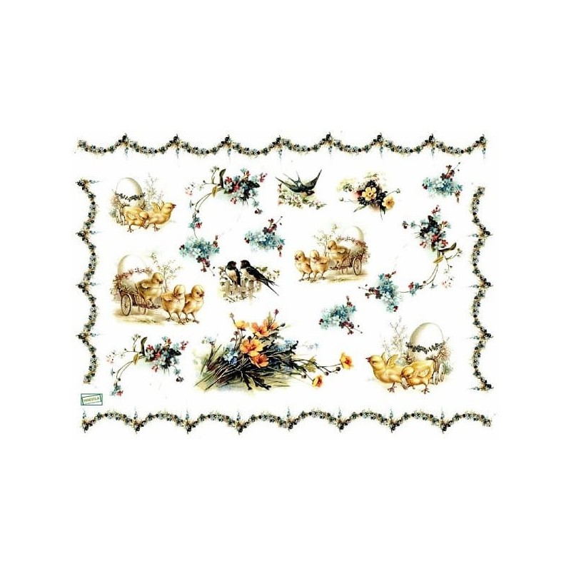 1papier découpage Pâques-D638