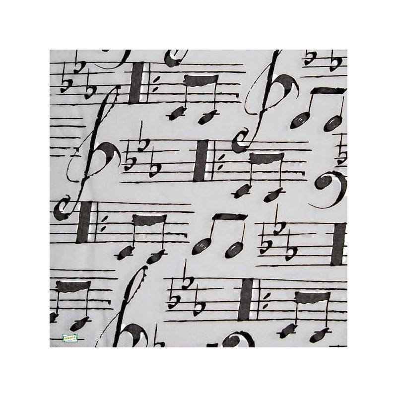 1 serviette papier Musique -27