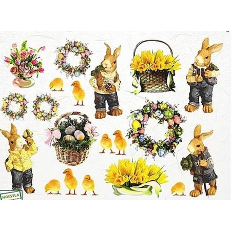 1 papier de riz Pâques-R70