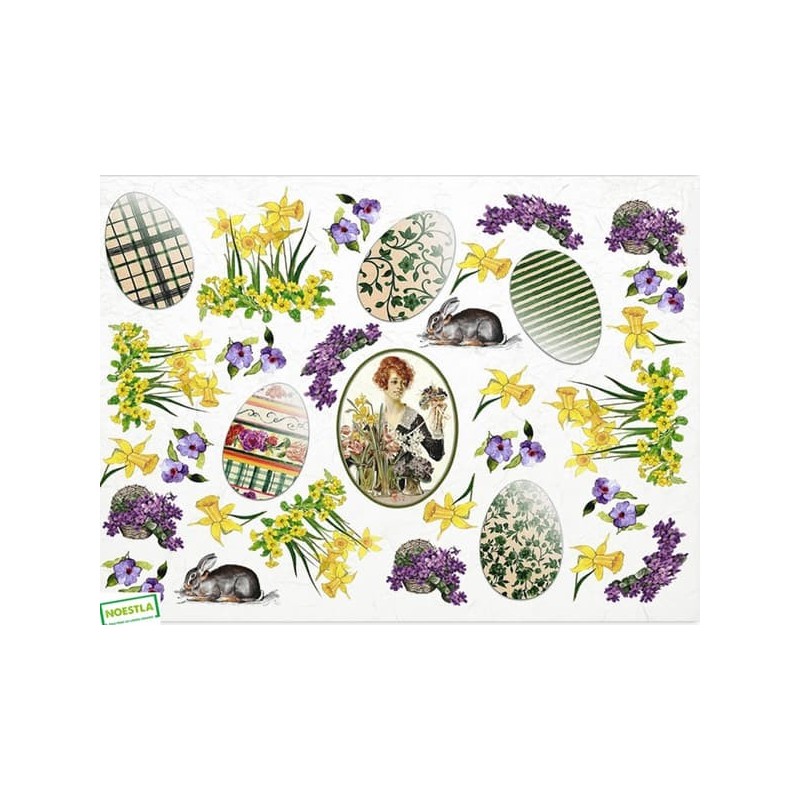 1 papier de riz Pâques-R72