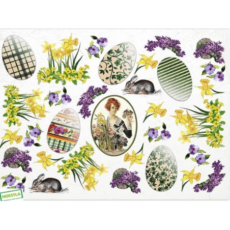 1 papier de riz Pâques-R72