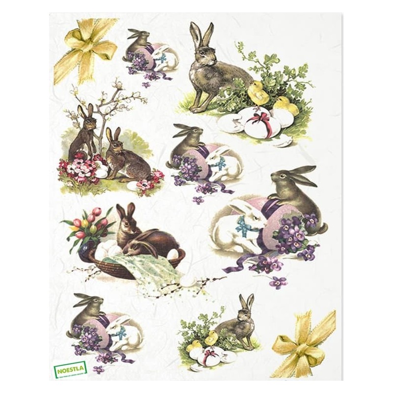 1 papier de riz Pâques-R286