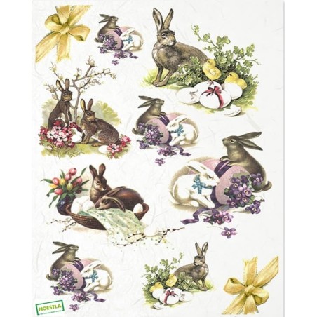 1 papier de riz Pâques-R286