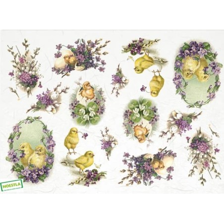 1 papier de riz Pâques-R299