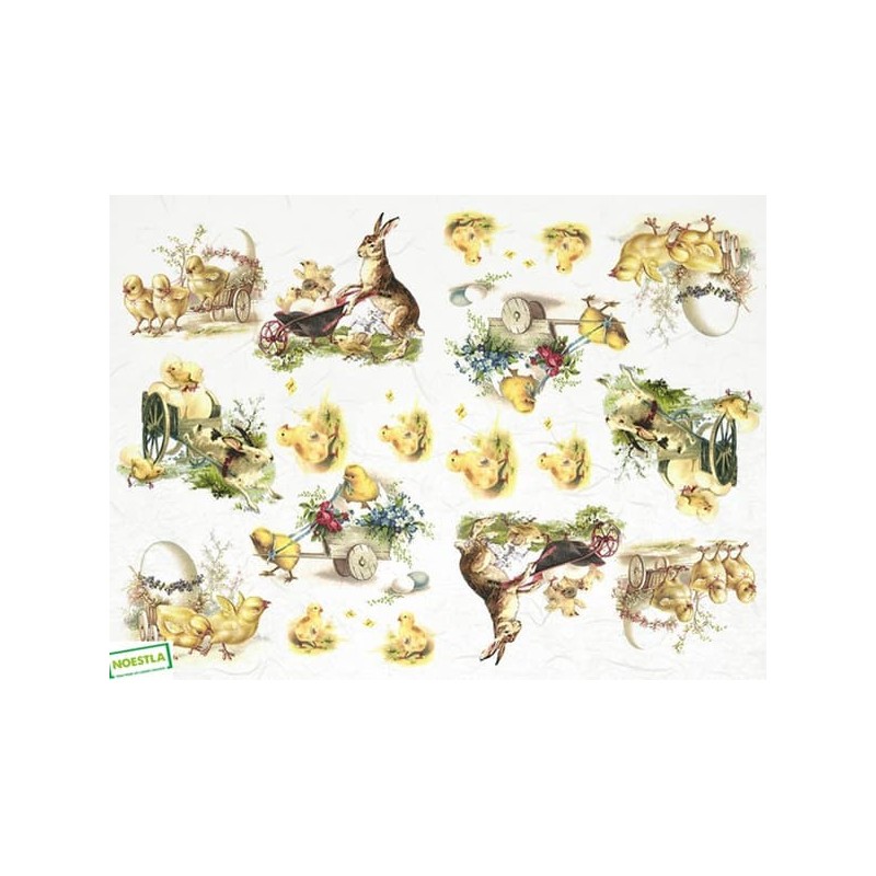 1 papier de riz Pâques-R303