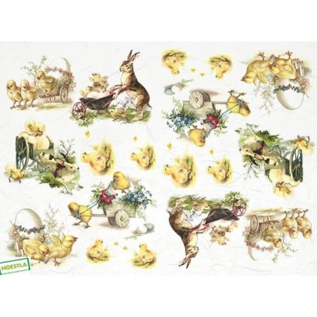 1 papier de riz Pâques-R303