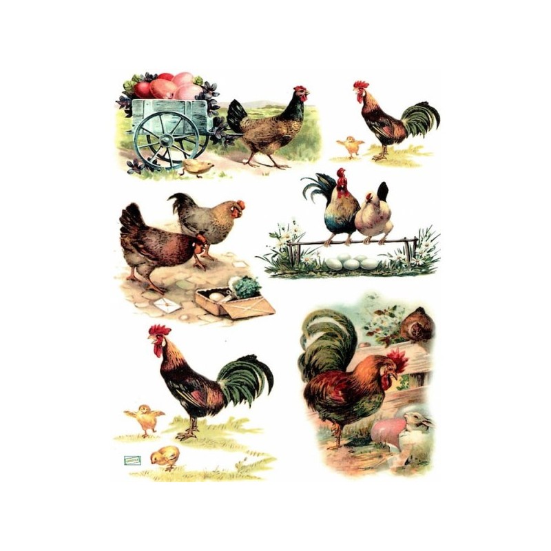 1 papier de riz Pâques-R470