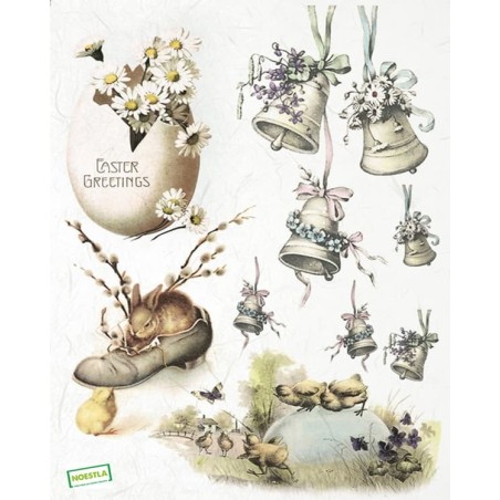 1 papier de riz Pâques-R477