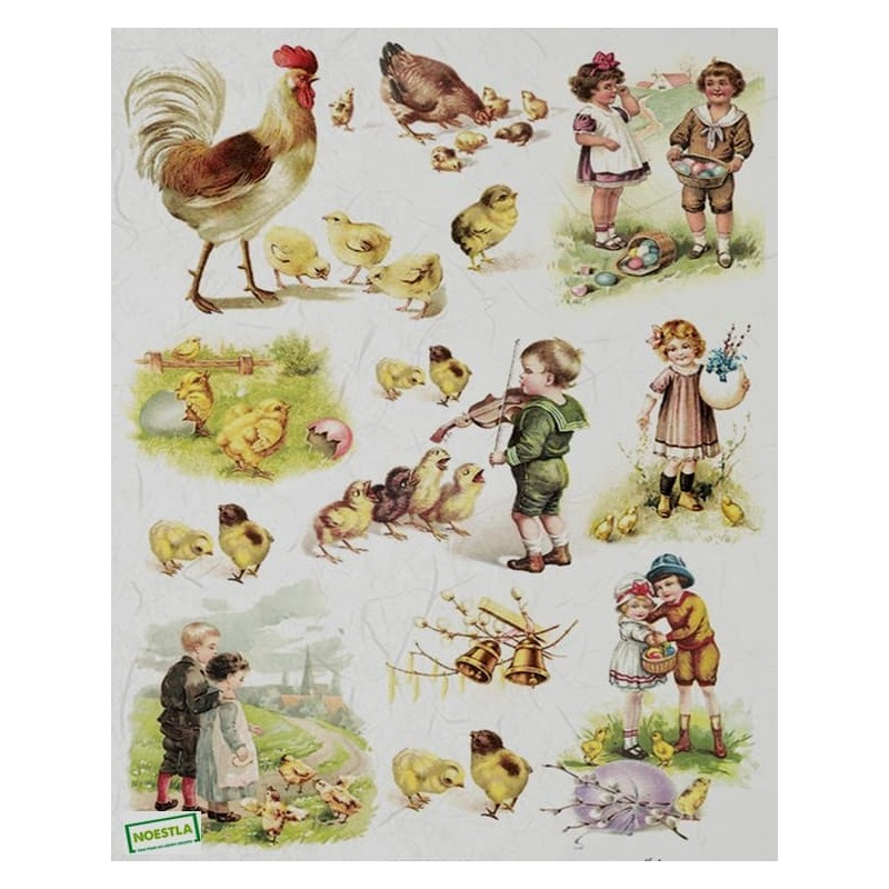 1 papier de riz Pâques-R483