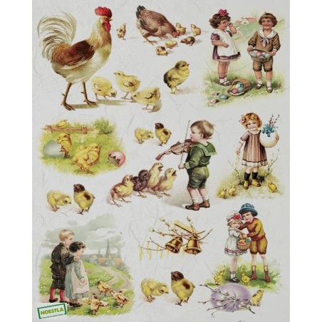 1 papier de riz Pâques-R483