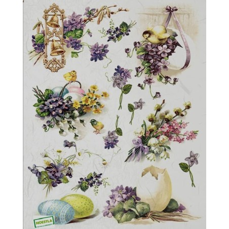 1 papier de riz Pâques-R484