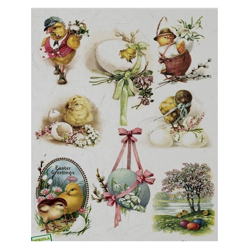 1 papier de riz Pâques-R485