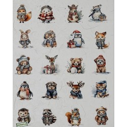 Papier de riz Animaux-R1144L