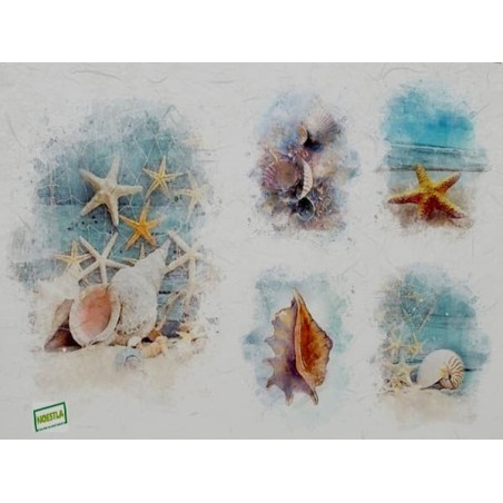 1 papier de riz La Mer -R1611