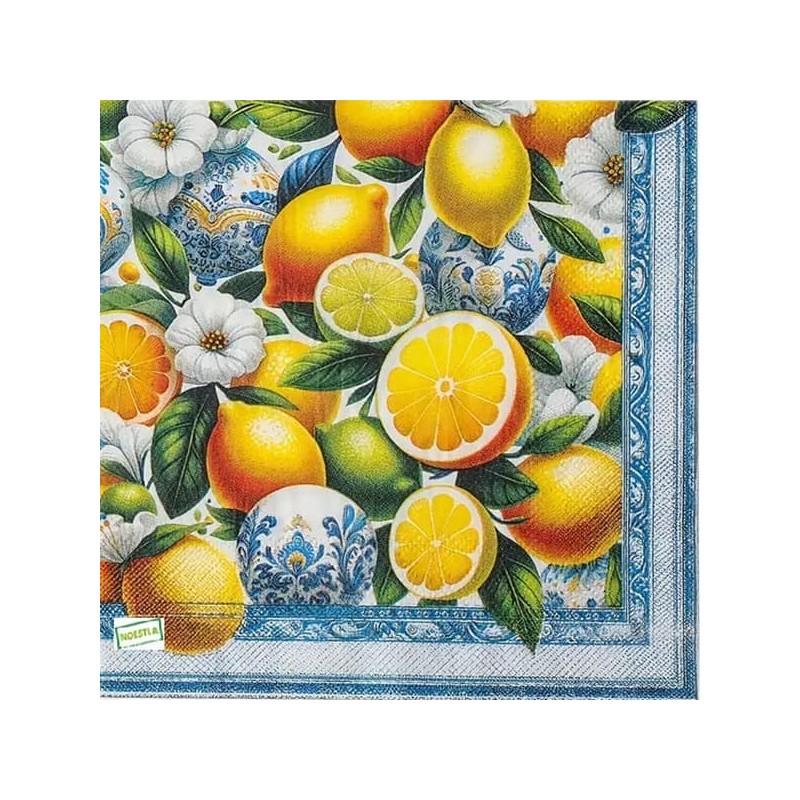 1serviette papier Citrons-60