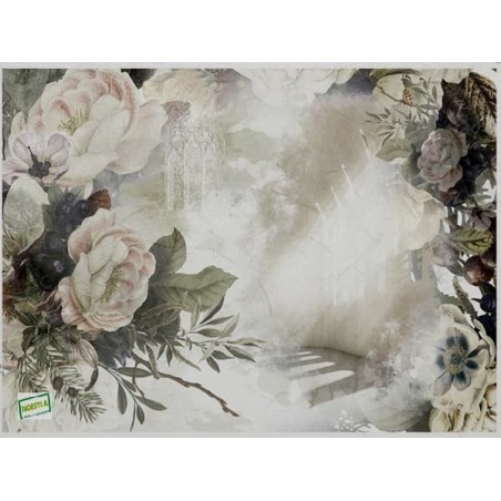 1papier de riz Fleurs-R1798