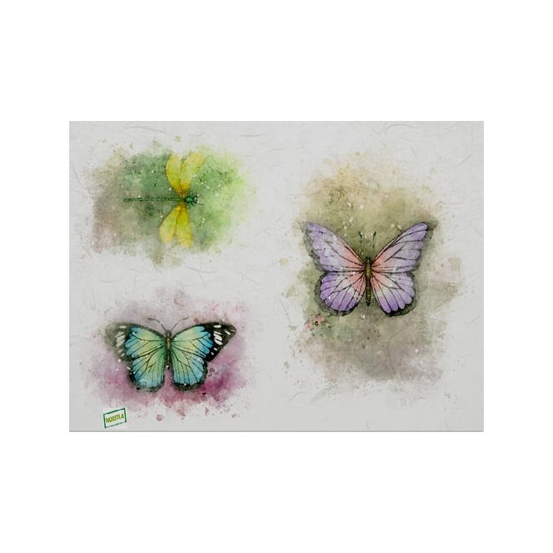 1papier riz Papillons -R1606