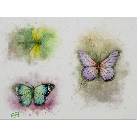 1papier riz Papillons -R1606