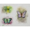 1papier riz Papillons -R1606
