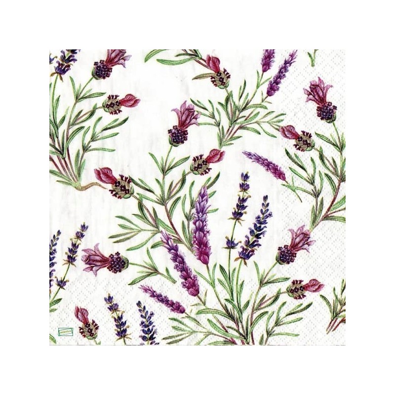 1 serviette papier Lavande -8