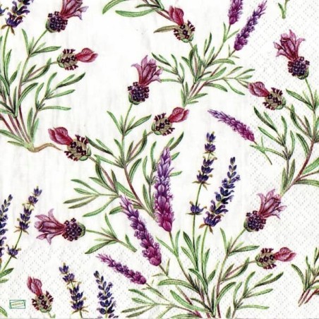 1 serviette papier Lavande -8