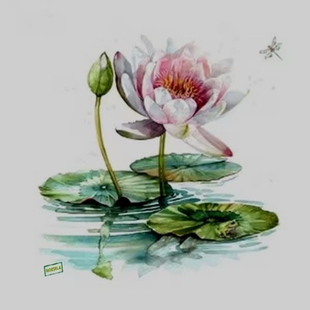 1 serviette Le Nénuphar -22