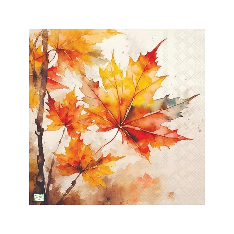 1serviette papier Feuillage-60