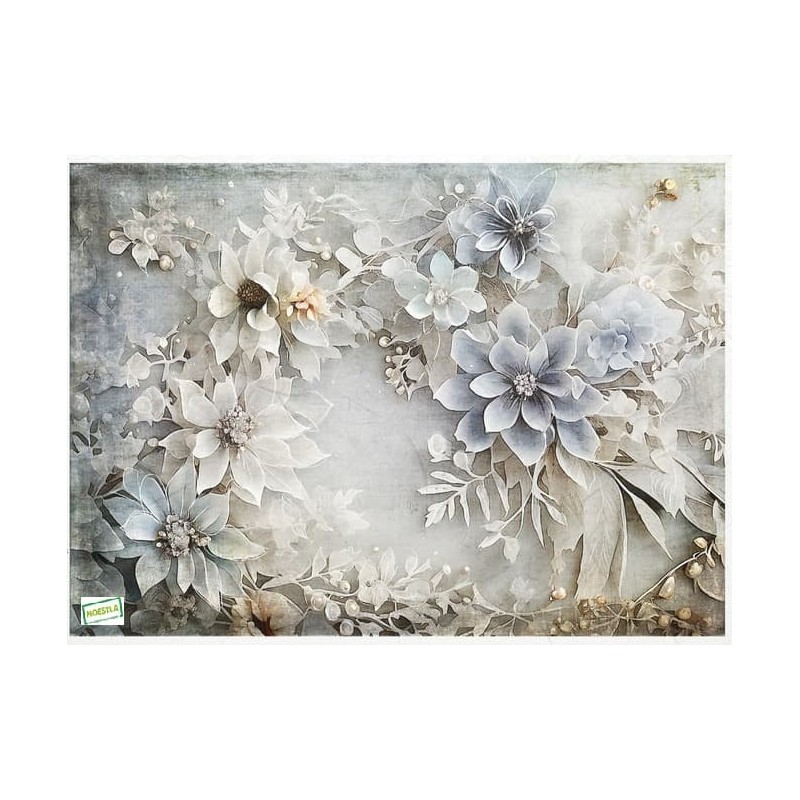 1 papier riz Les Fleurs-R2343