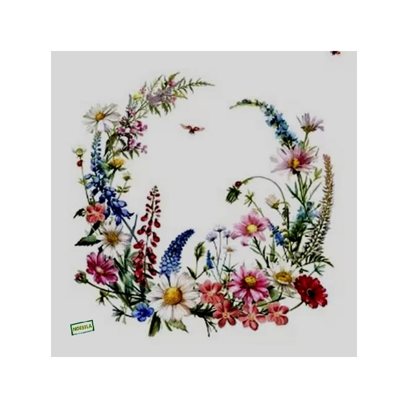 1 serviette Mix de Fleurs -2