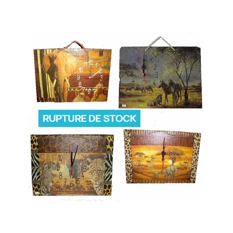 Horloges  Afrique serviettage