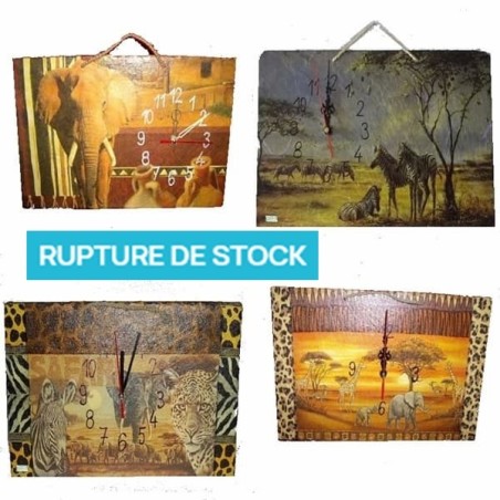 Horloges  Afrique serviettage